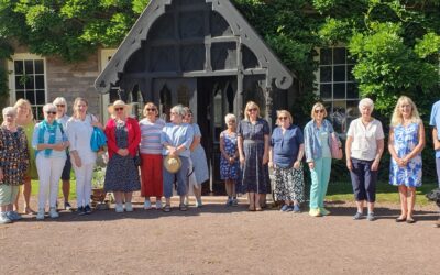 Llandenny WI visits Abercamlais